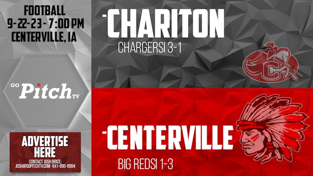 9-22-23 Centerville Football vs Chariton