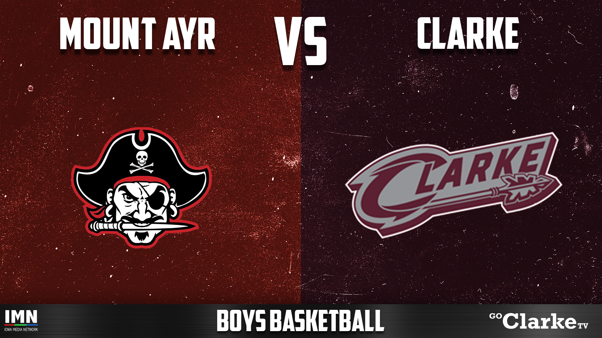 Clarke vs Mount Ayr Boys Basketball 1-15-26