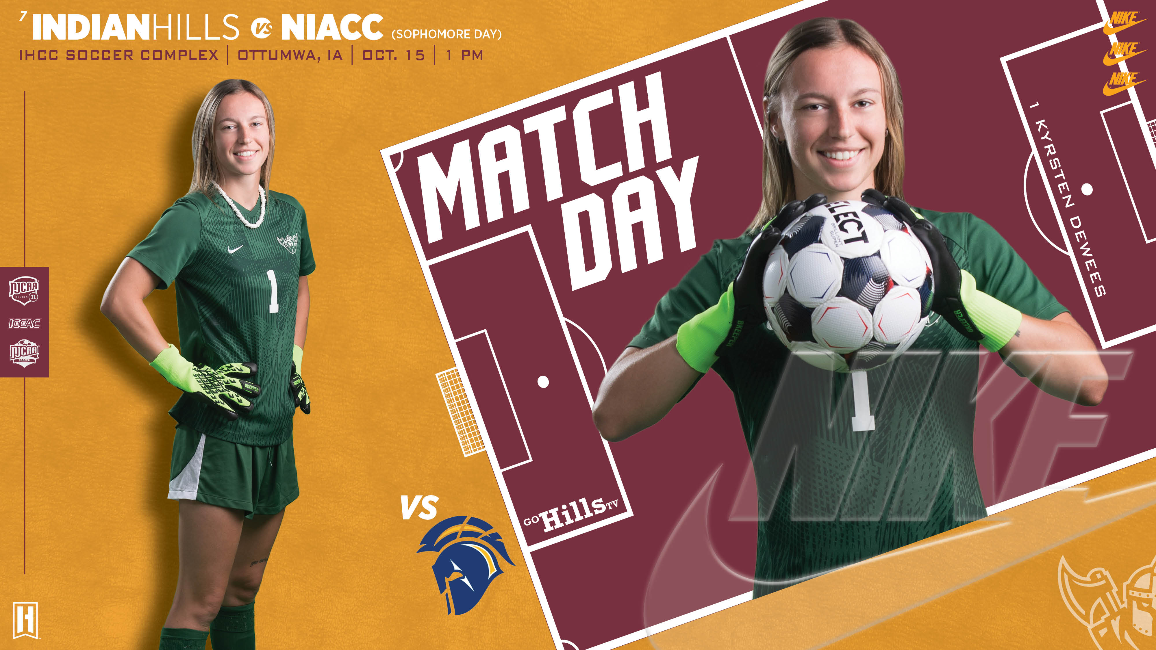 IHCC Women's Soccer vs NIACC 10-15-25