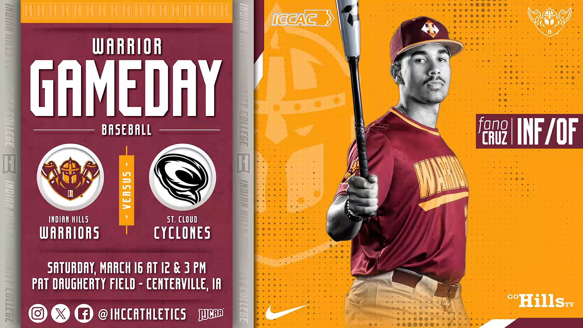 3-16-24 IHCC Baseball vs St Cloud Game 2