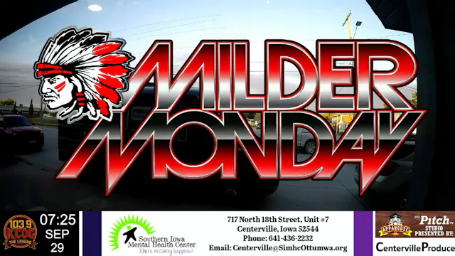 9-29-26 Milder Tuesday