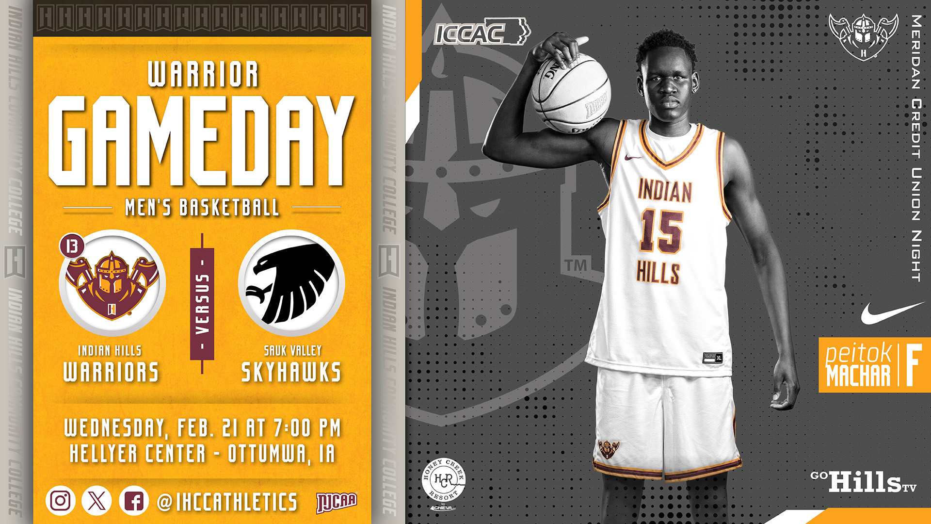 2-21-24 IHCC Men's Basketball vs Sauk Valley