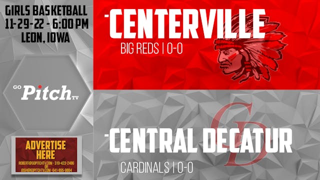 Centerville Girls Basketball vs Centr...