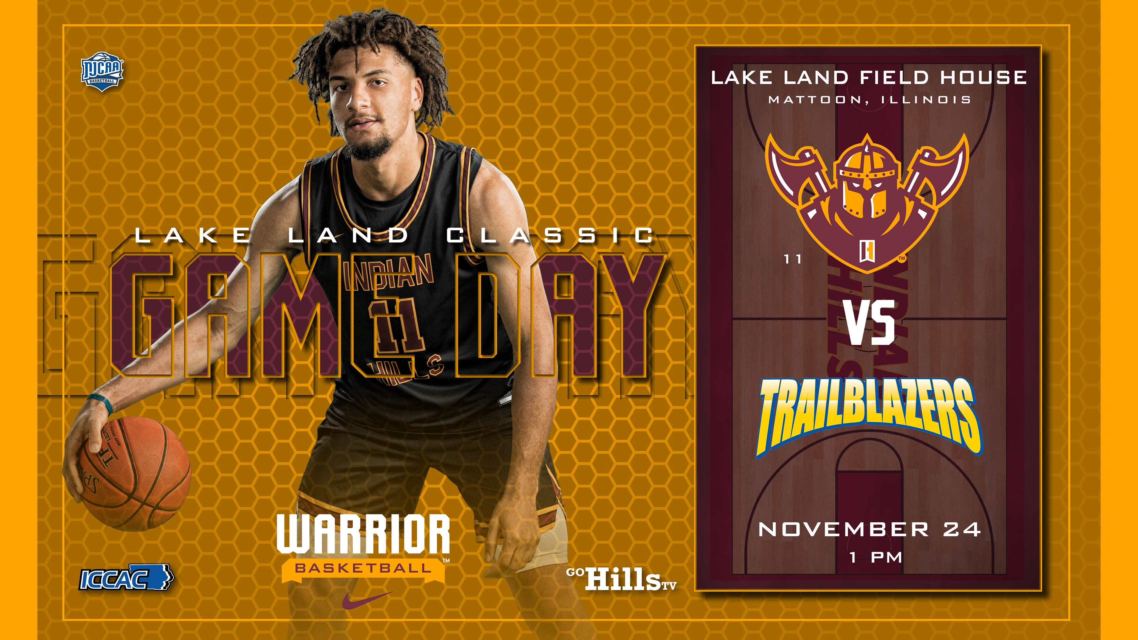 11-24-21 IHCC Men's Basketball @ Vincennes