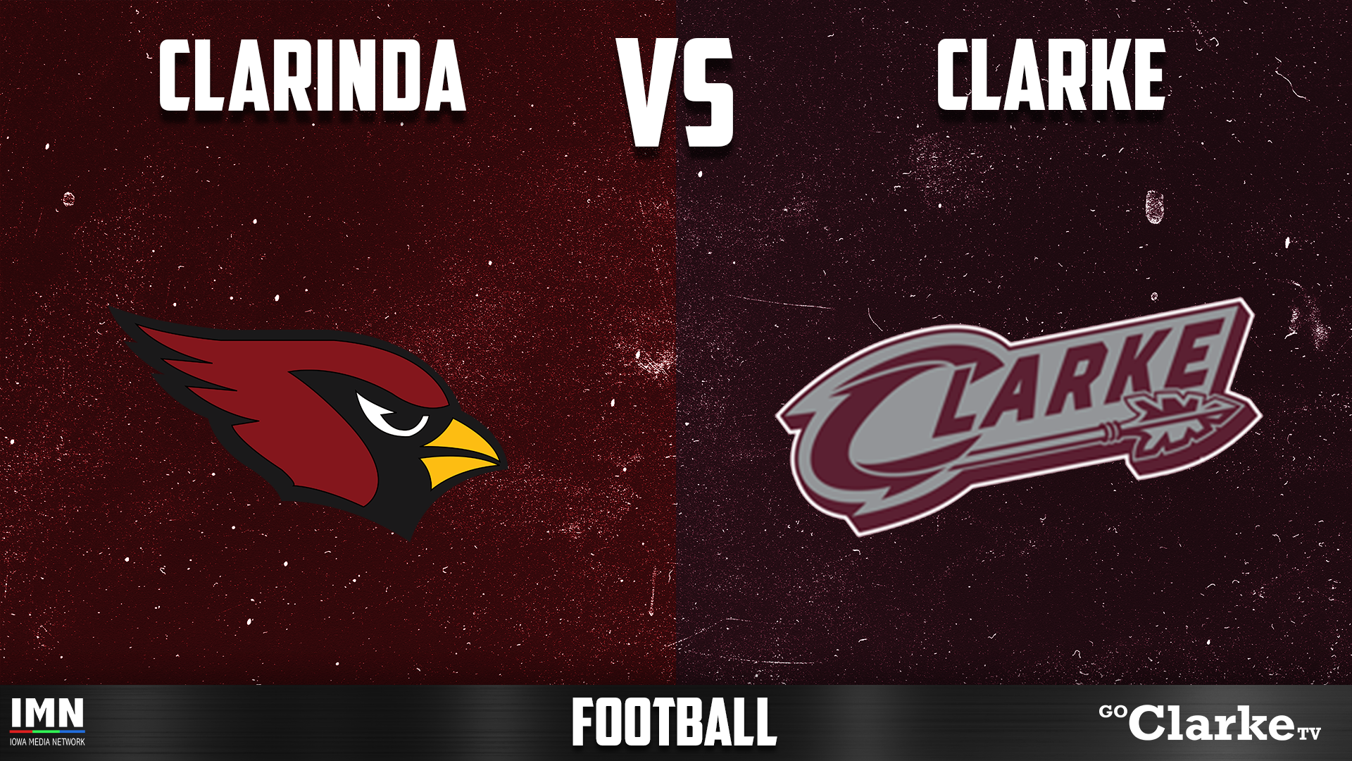Clarke vs Clarinda Football 10-10-25