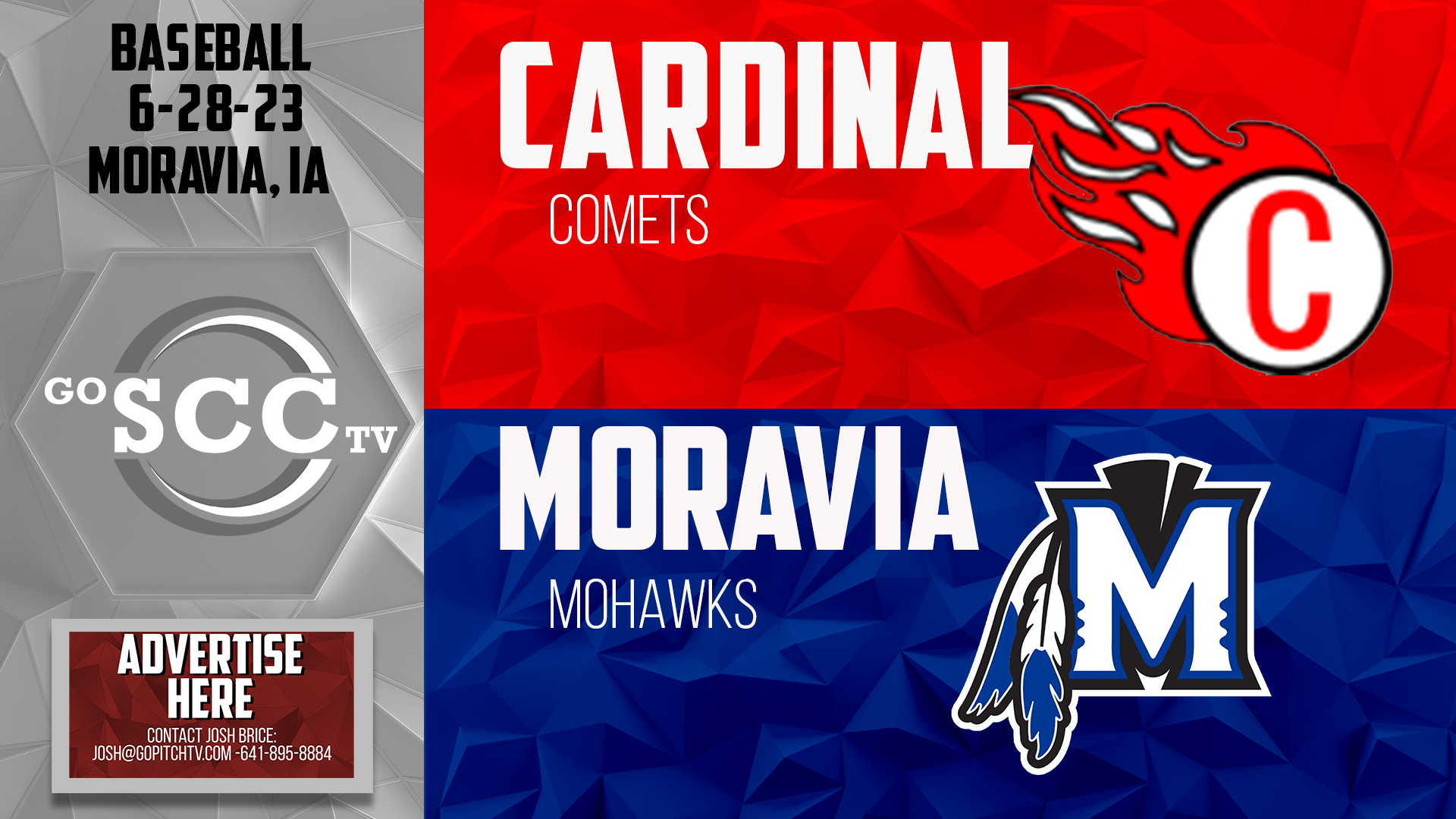 Cardinal Baseball at Moravia 6-28-23