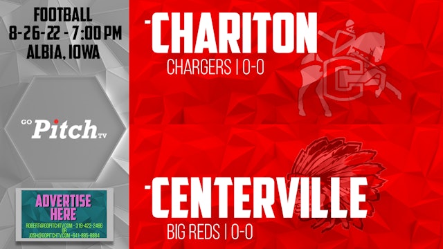 Centerville Football vs Chariton 8-26-22