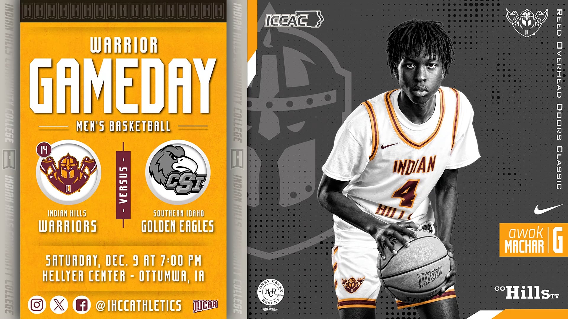 12-9-23 IHCC Men's Basketball vs CSI