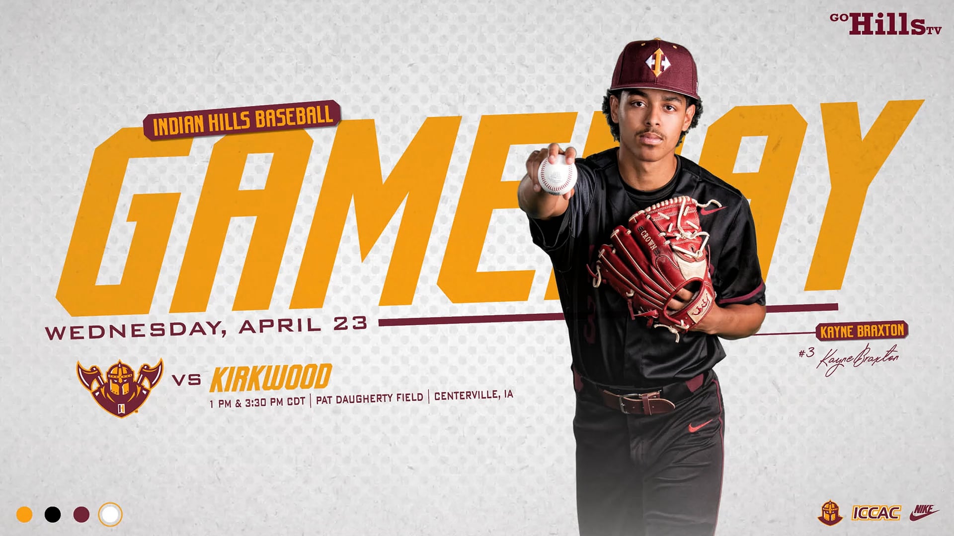 4-23-25 IHCC Baseball vs Kirkwood Game 1