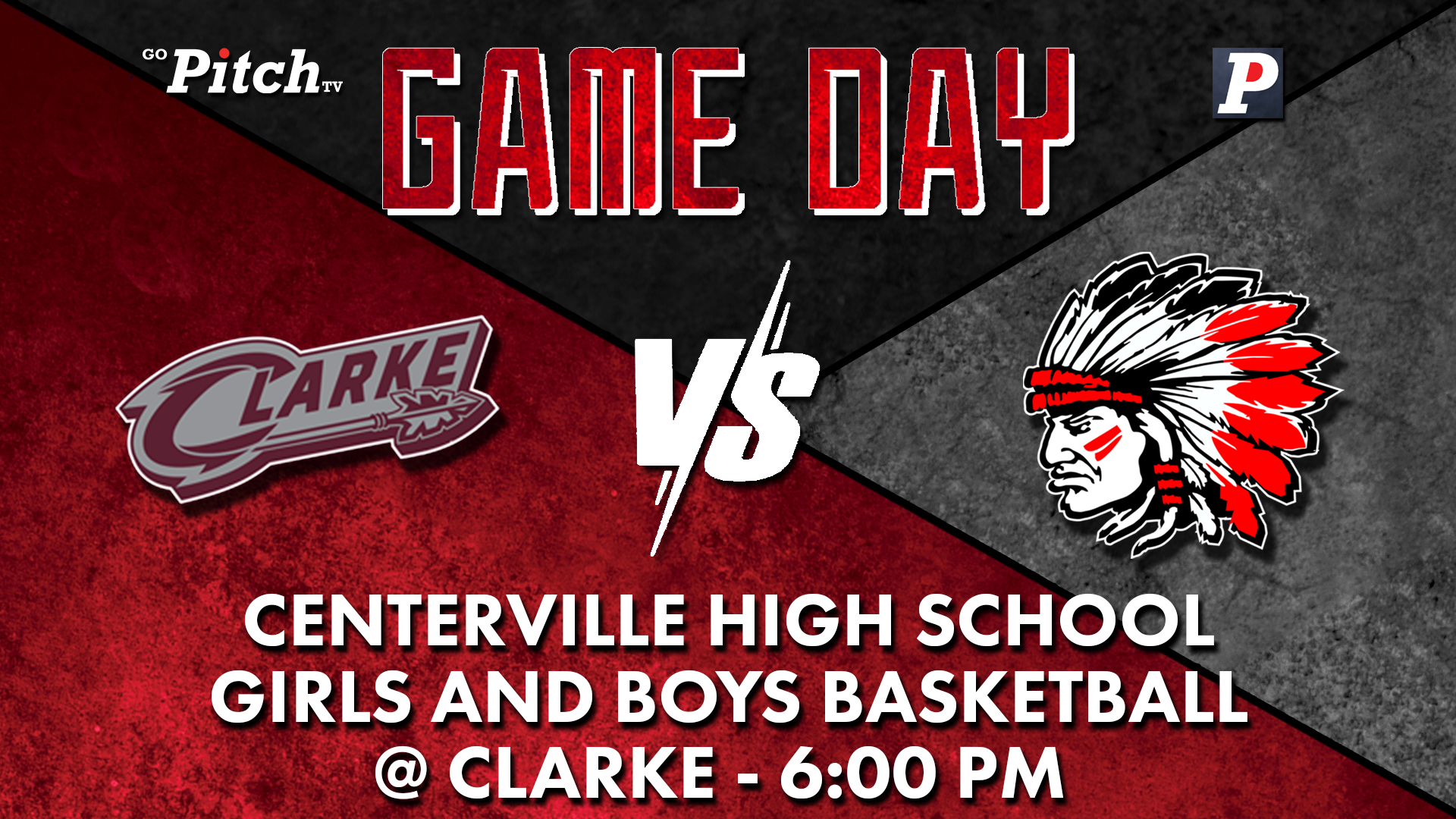 Centerville Boys Basketball @ Clarke 12-17-21