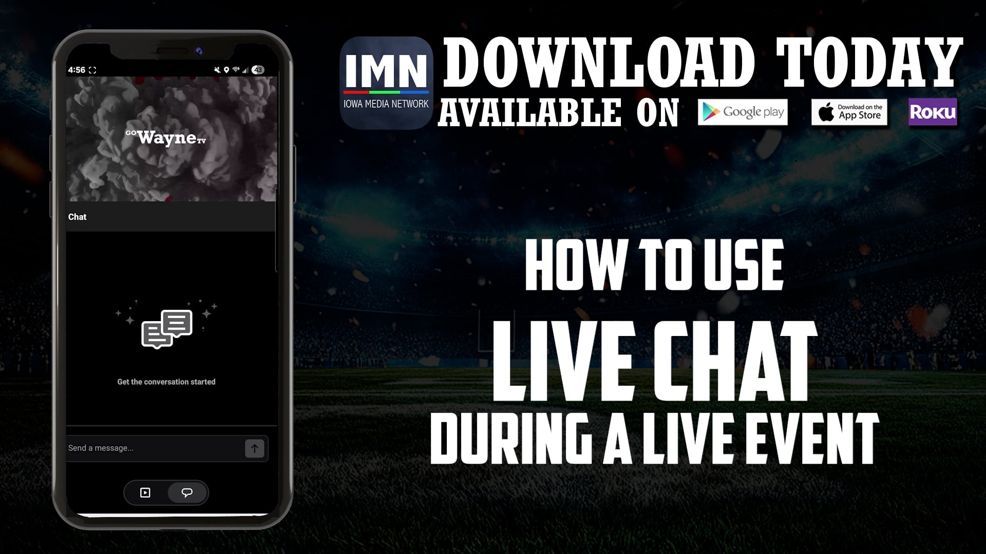 How to use LIVE CHAT during a broadcast