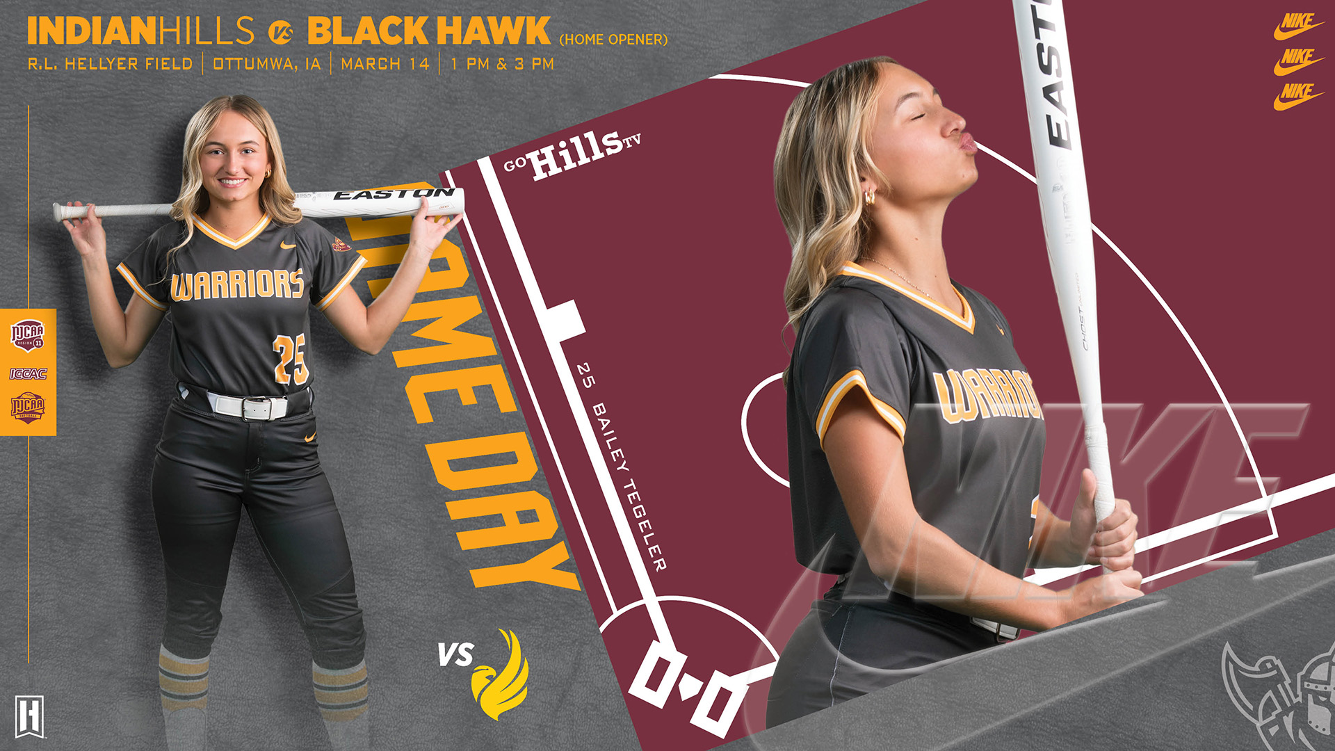 IHCC Softball vs Black Hawk Game 1 3-14-26