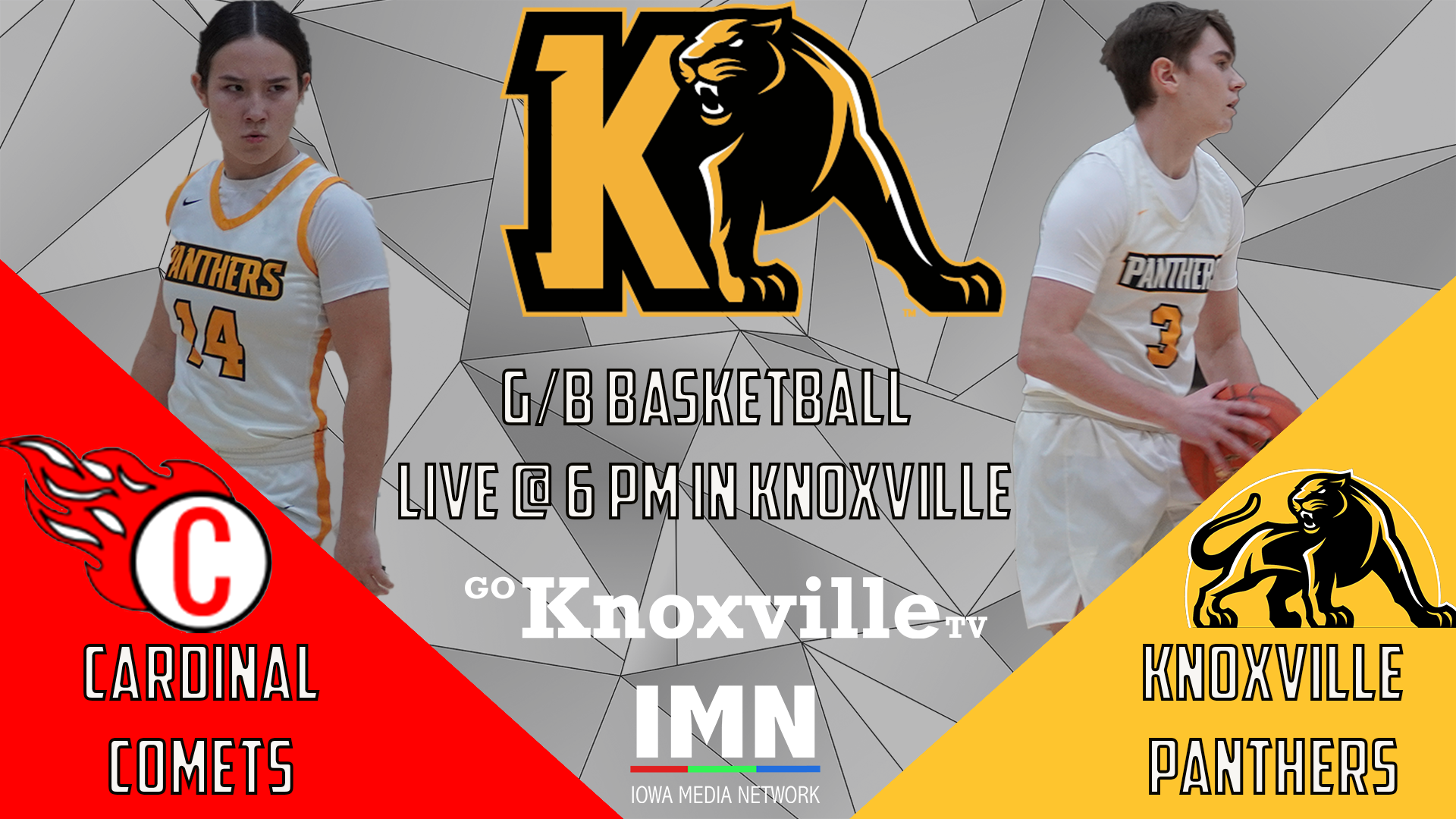 Knoxville vs Cardinal Girls Basketball 1-13-26