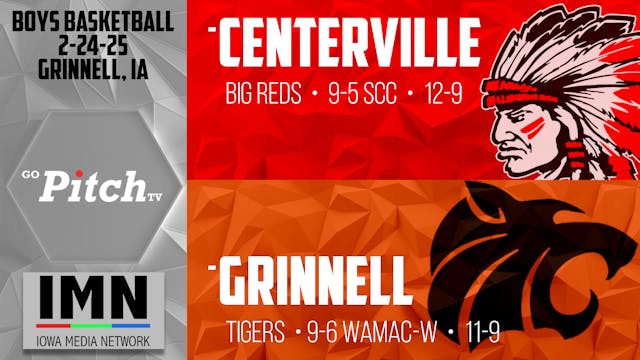 Centerville Boys Basketball at Grinne...
