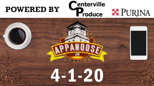 Appanoose AM 4-1-20