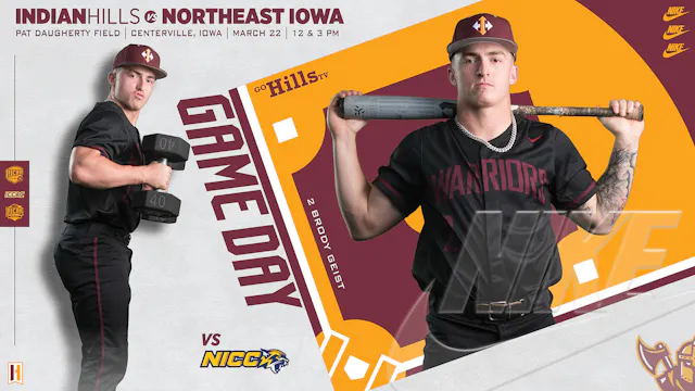 IHCC Baseball vs Northeast Iowa Game ...