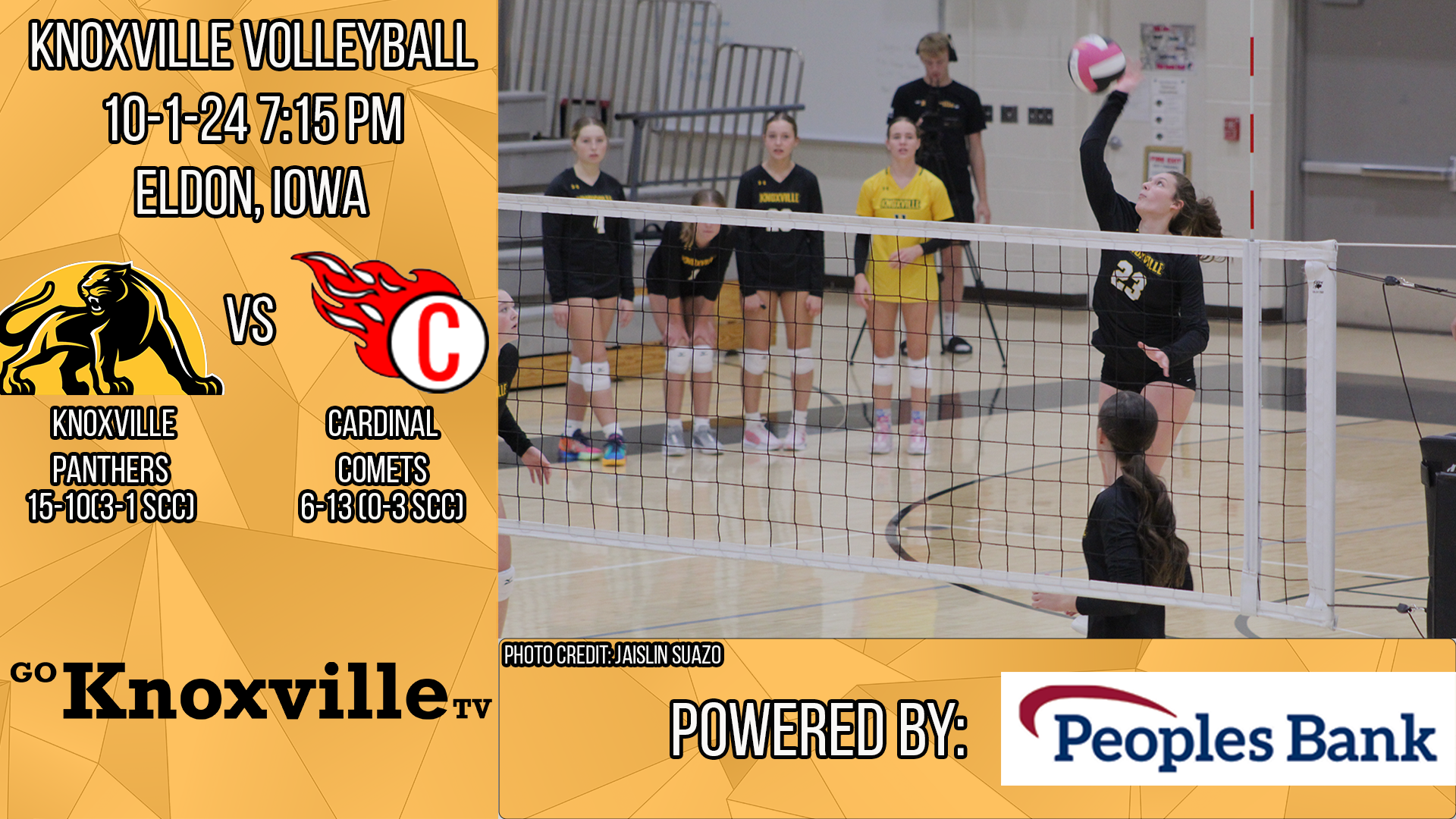Knoxville Volleyball at Cardinal 10-1-24 