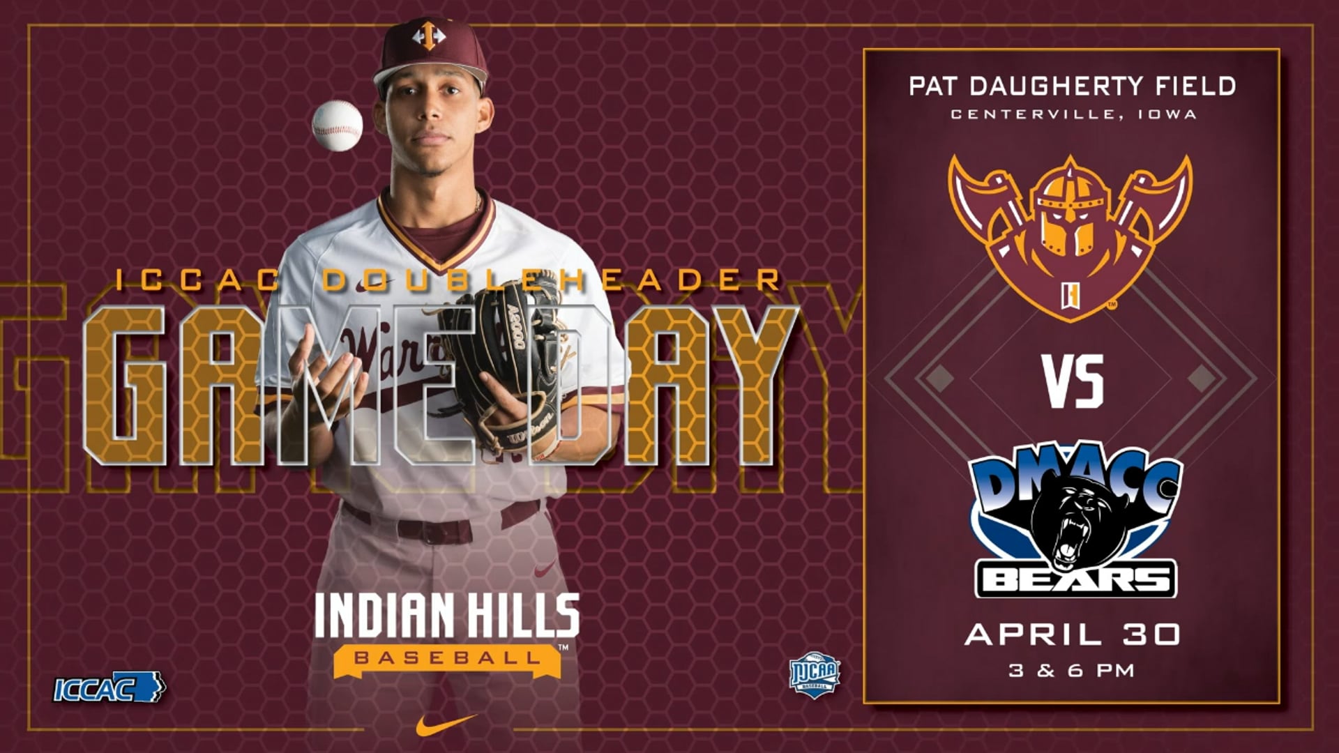 4-30-22 IHCC Baseball vs DMACC Game 1