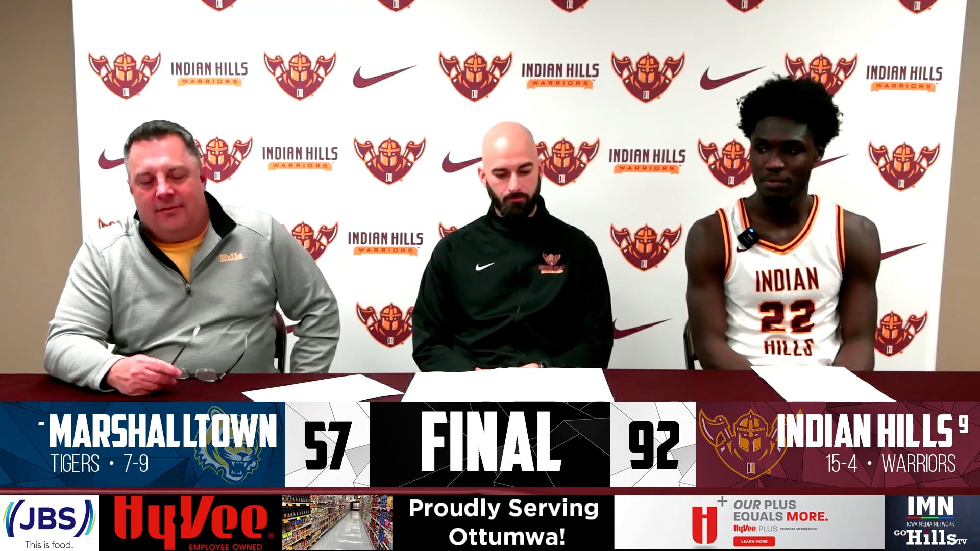 1-11-25 IHCC Men's Basketball vs Marshalltown Post Game Interview