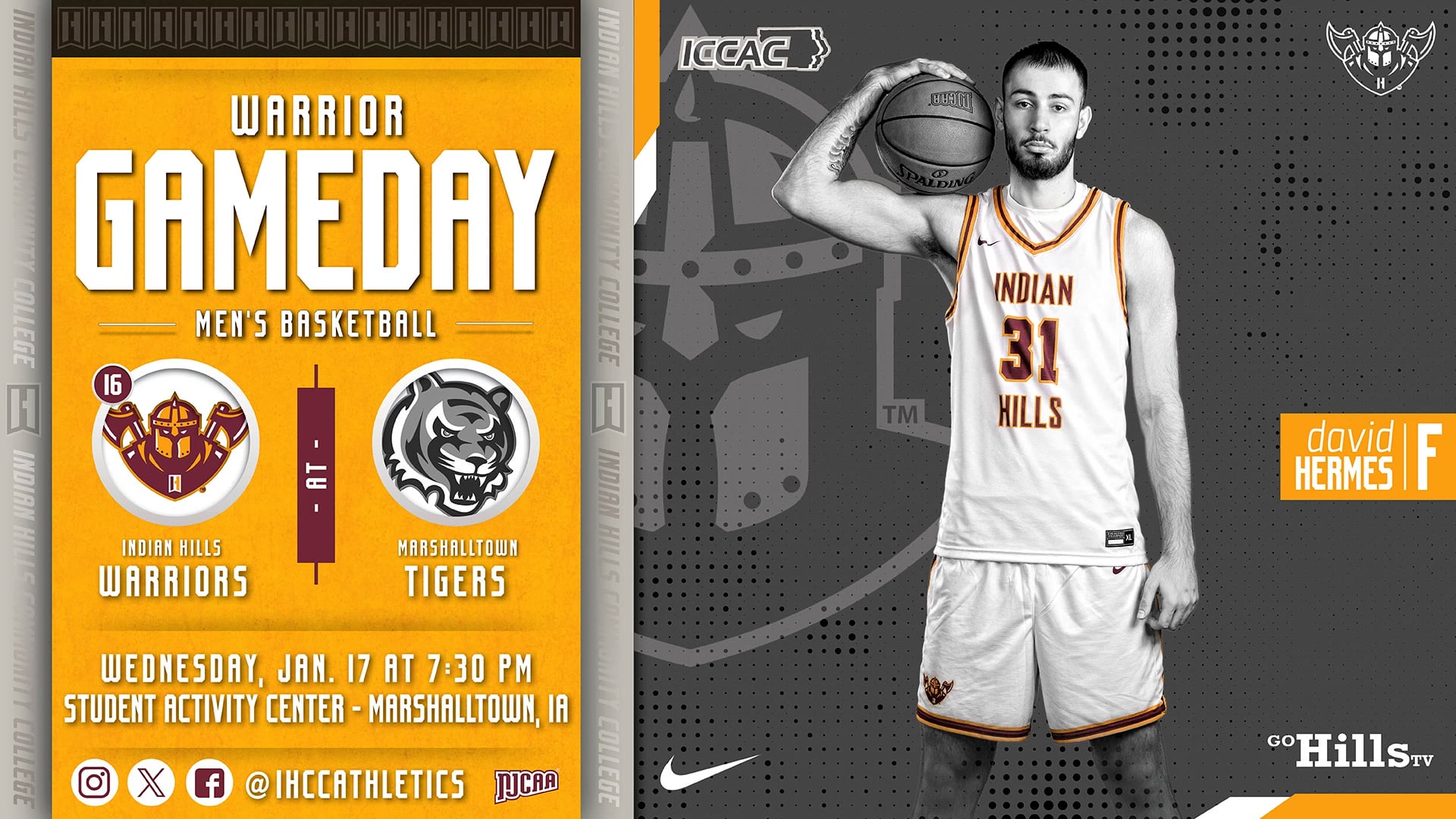 1-17-24 IHCC Men's Basketball @ Marshalltown