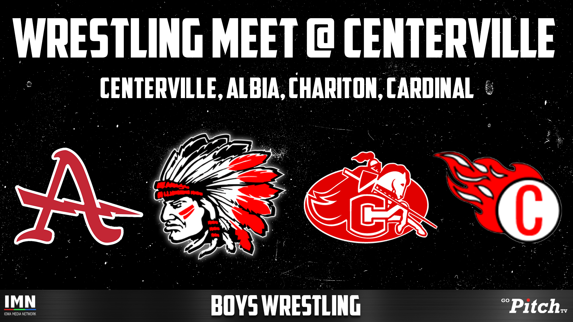 Centerville Wrestling vs Albia, Chariton, Cardinal 12-18-25