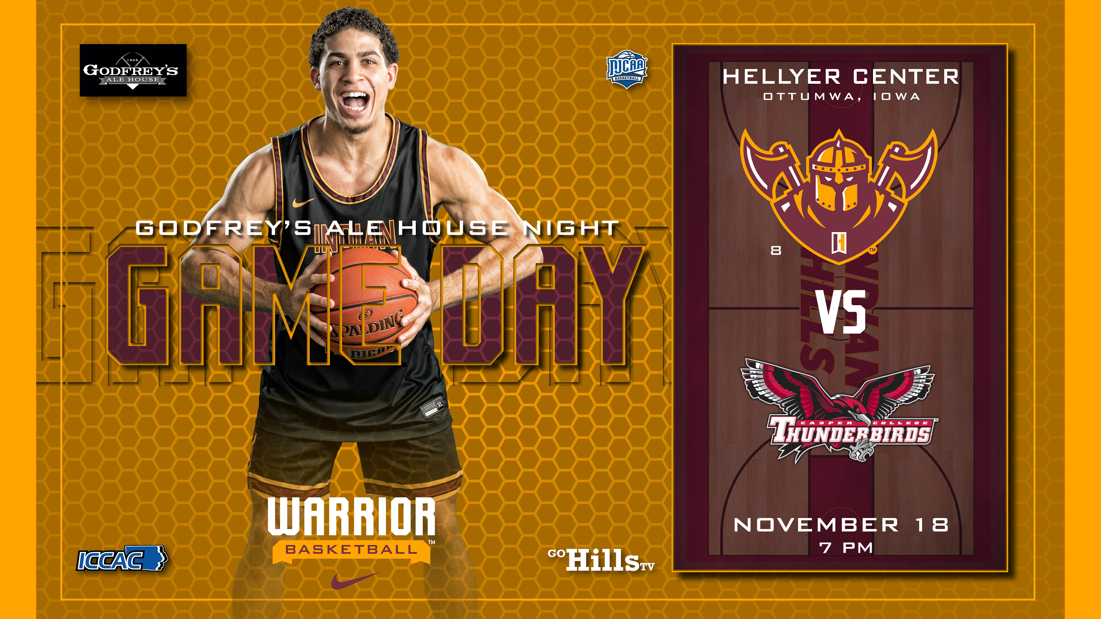 11-18-21 IHCC Men's Basketball vs Casper