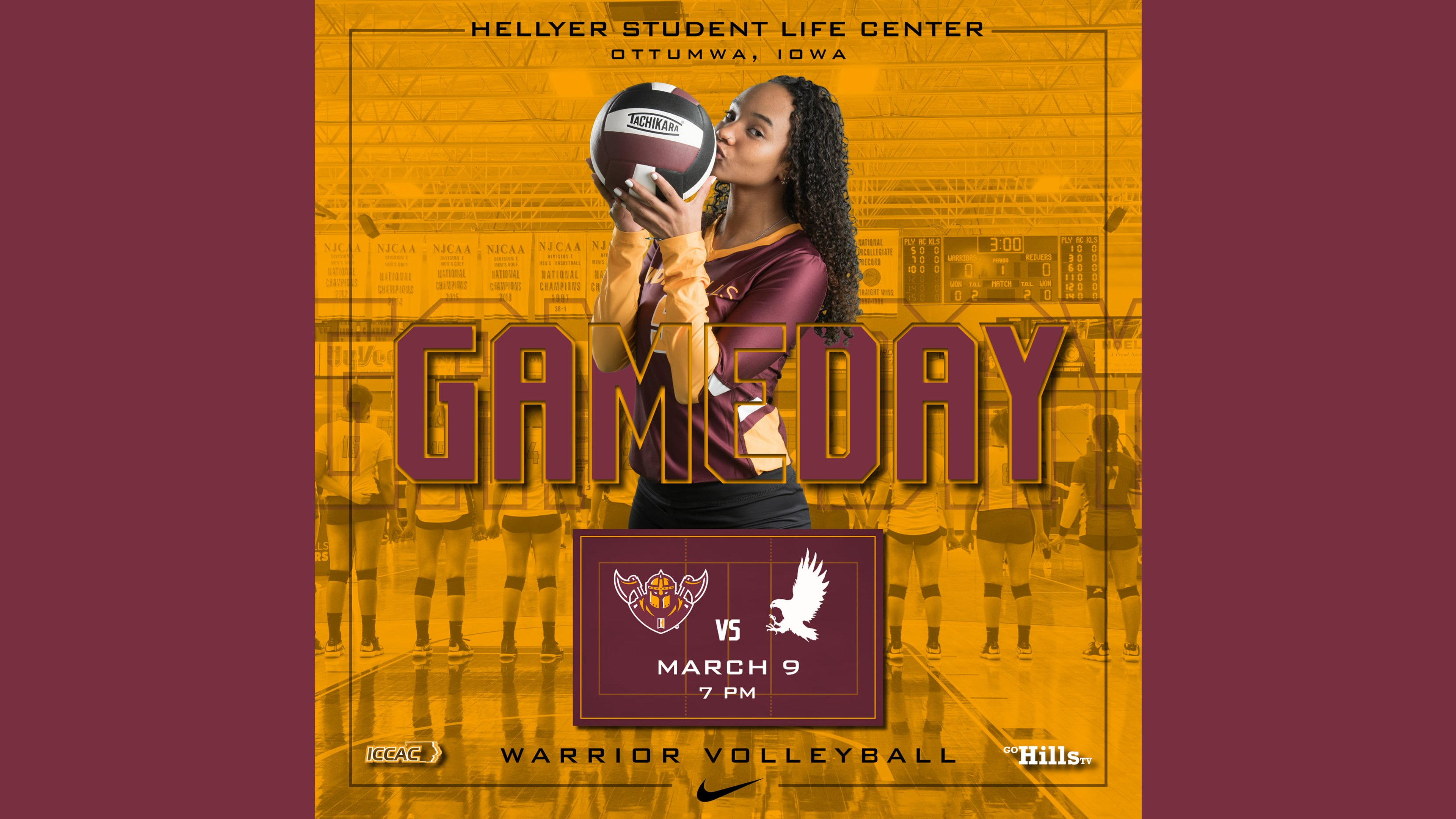 3-9-21 IHCC Volleyball vs Kirkwood