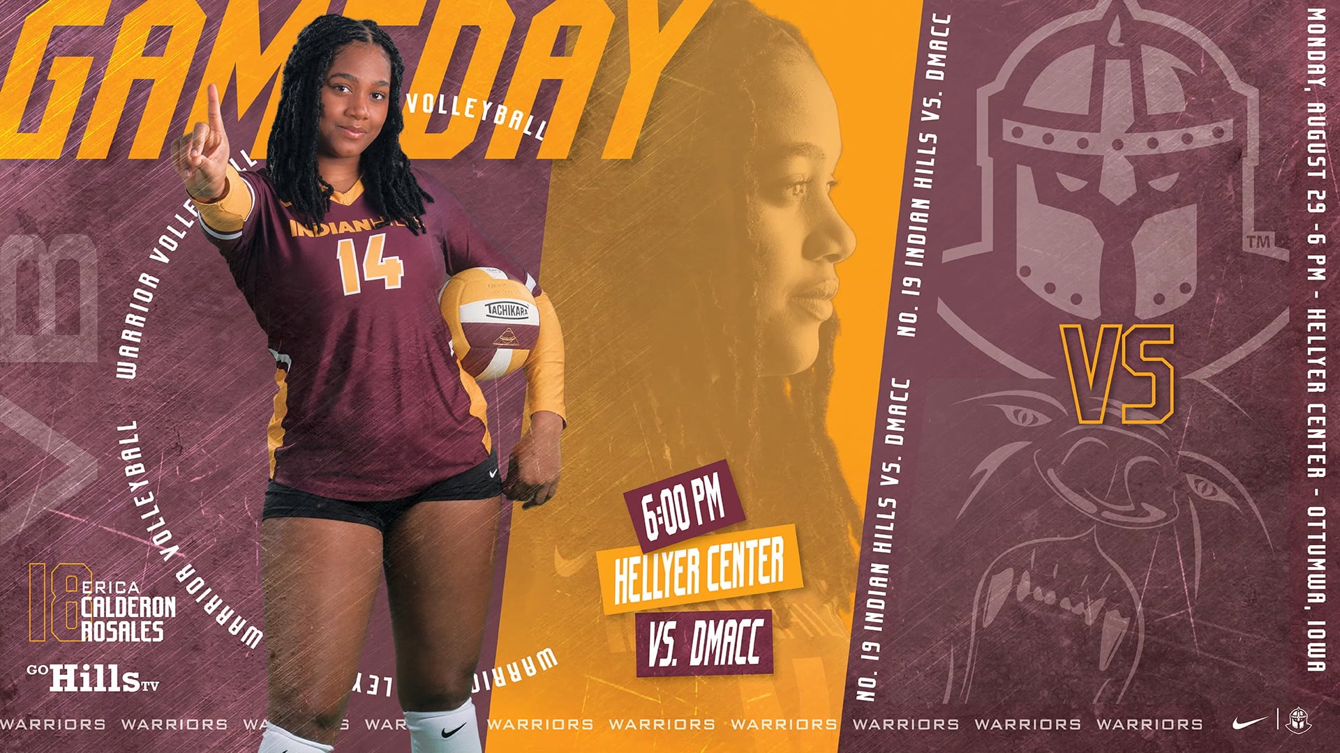 8-29-22 IHCC Volleyball vs DMACC