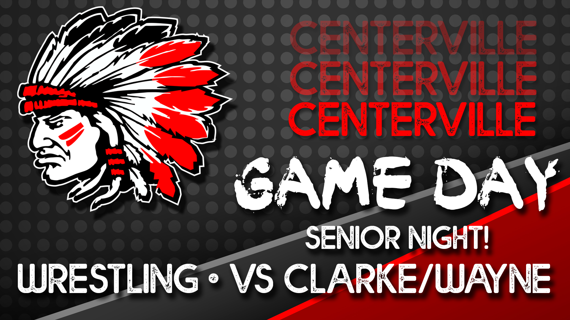 Centerville Wrestling vs Clarke and Wayne