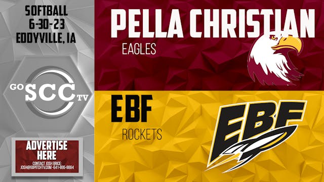 EBF Softball vs Pella Christian POST ...