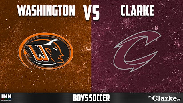 Clarke vs Washington Boys Soccer 5-20...
