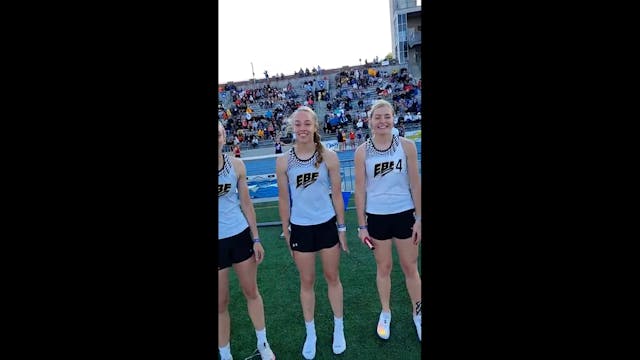 5-19-23 EBF Girls 4x400 Set new schoo...