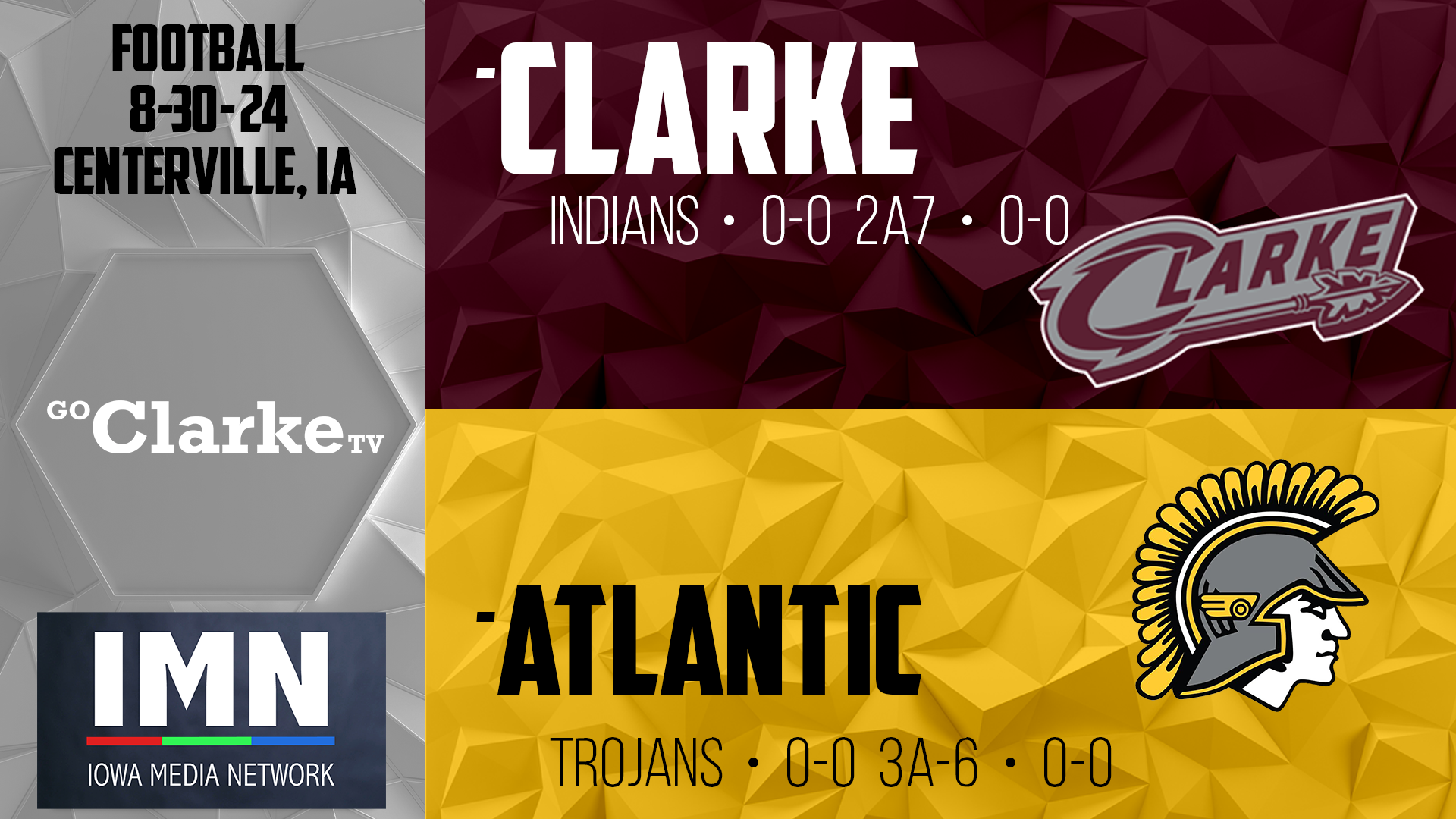 Clarke Football @ Atlantic 8-30-24