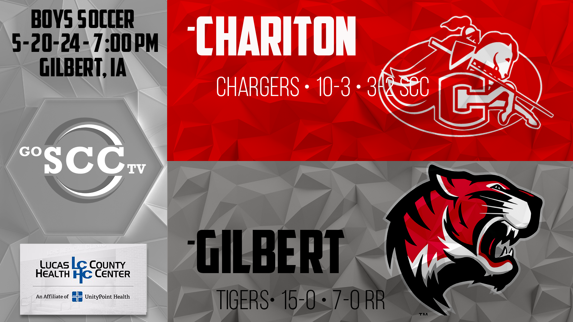 Chariton Boys Soccer at Gilbert POST SEASON