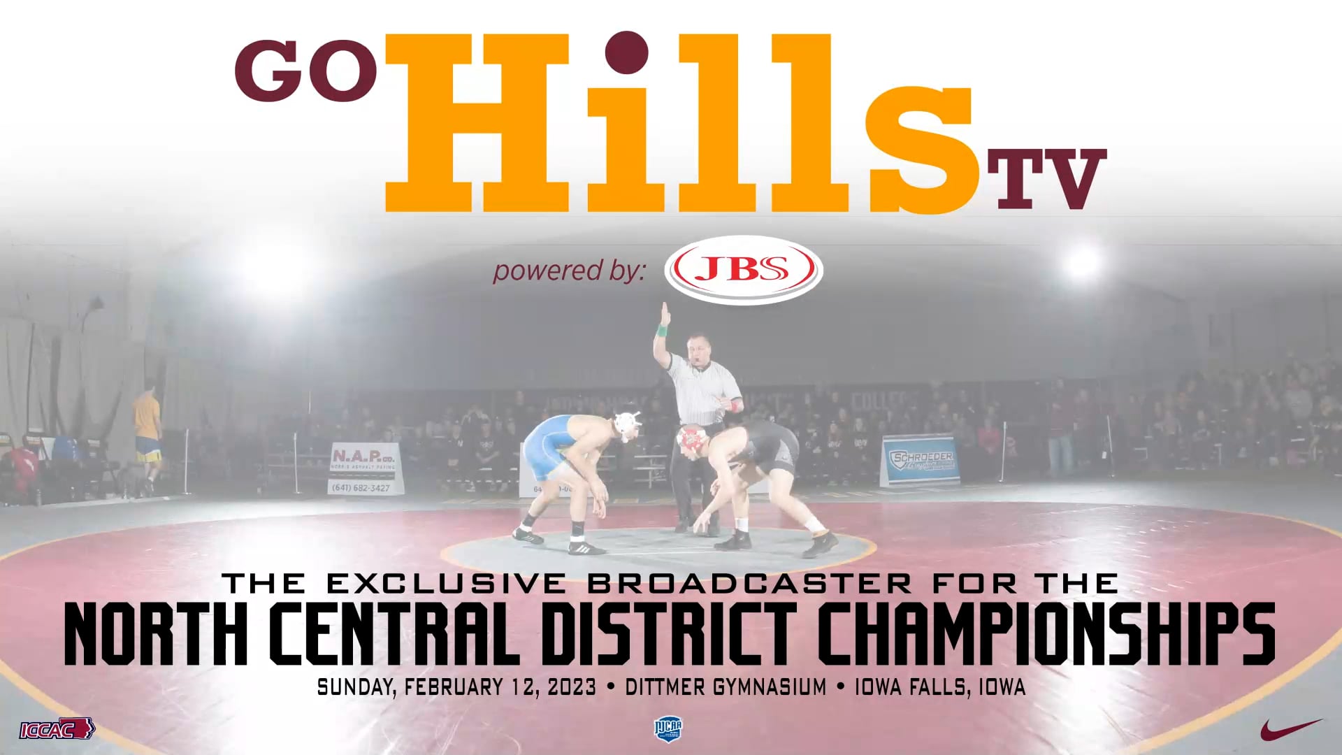 2-12-23 NJCAA Men's Wrestling North Central District Championship