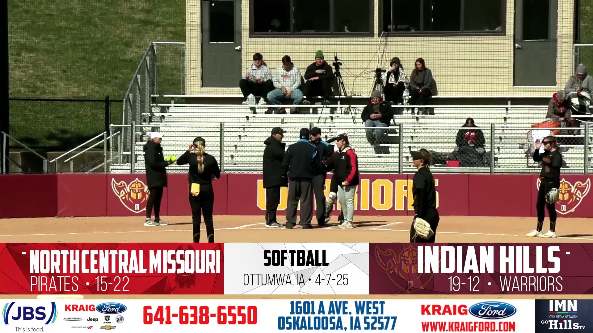 4-7-25 IHCC Softball vs North Central Missouri Game 2