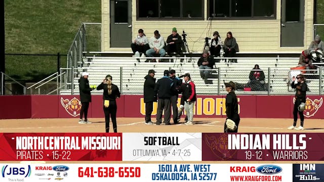 4-7-25 IHCC Softball vs North Central...