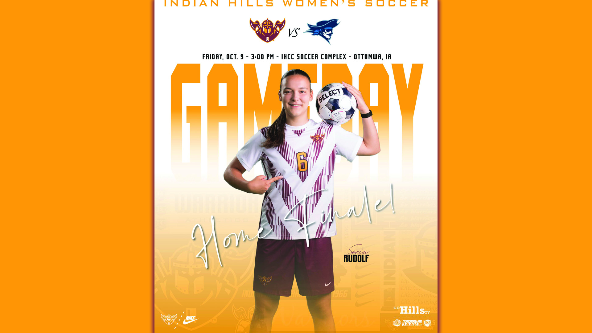 IHCC Women's Soccer vs Iowa Western 10-9-26