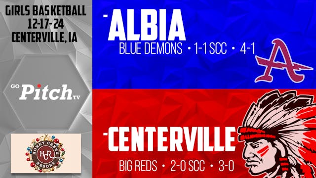 Centerville Girls Basketball vs Albia...