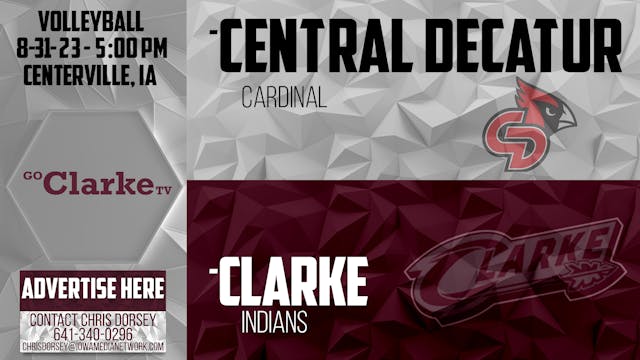 Clarke Volleyball vs Central Decatur ...