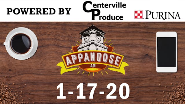 Appanoose AM 1-17-20