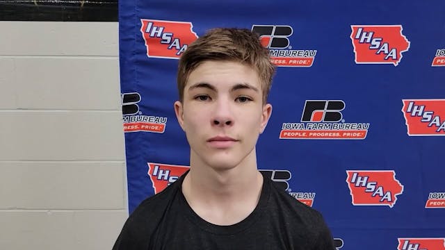 Emmitt Newton wins 8-2 on to the Semi's