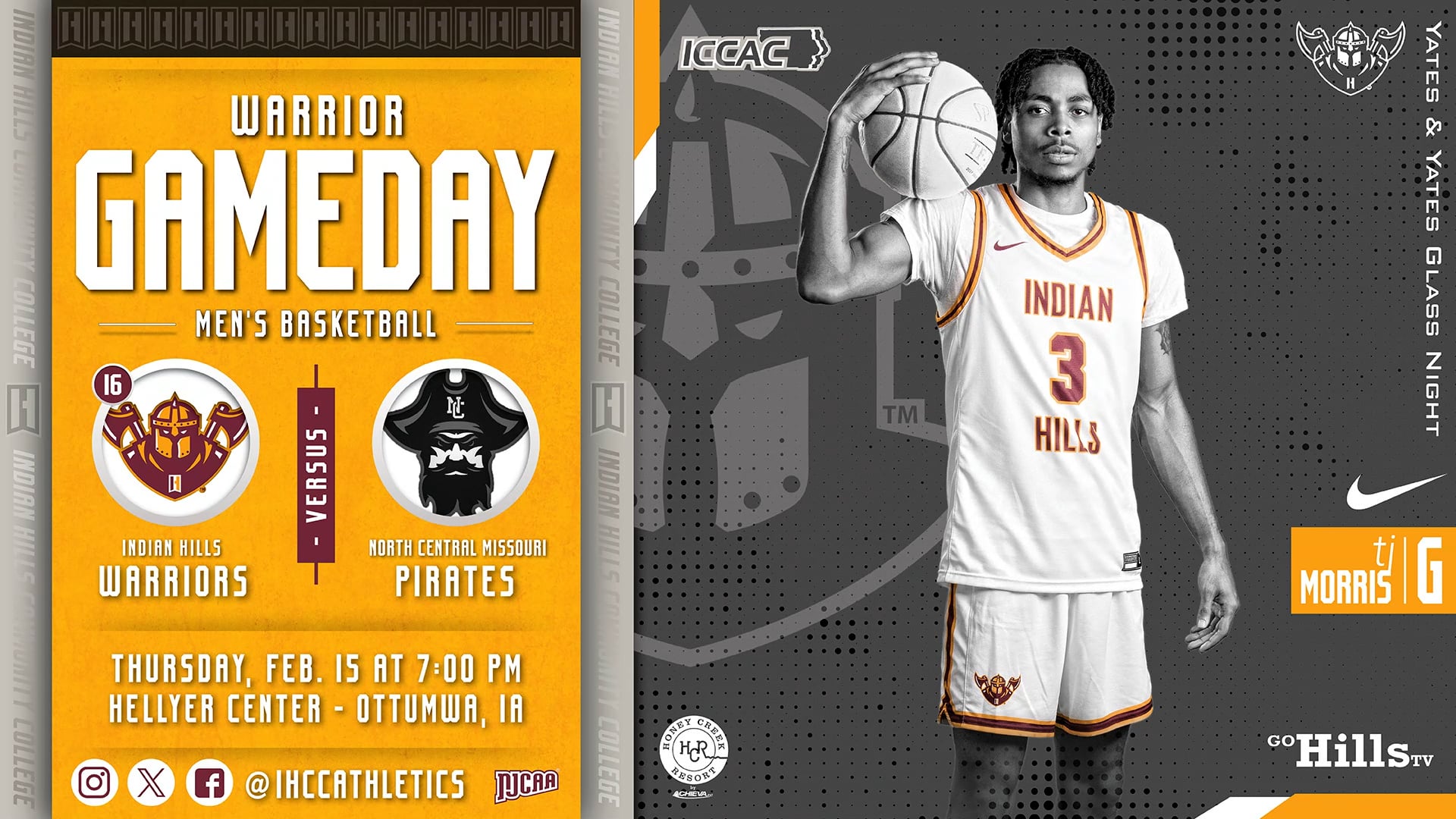 2-15-24 IHCC Men's Basketball vs North Central Missouri