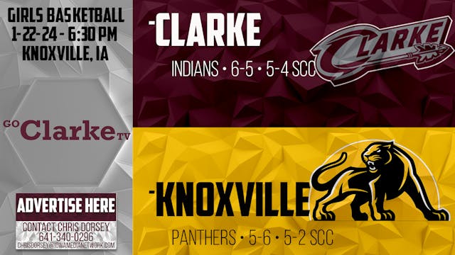 Clarke Girls Basketball @ Knoxville 1...