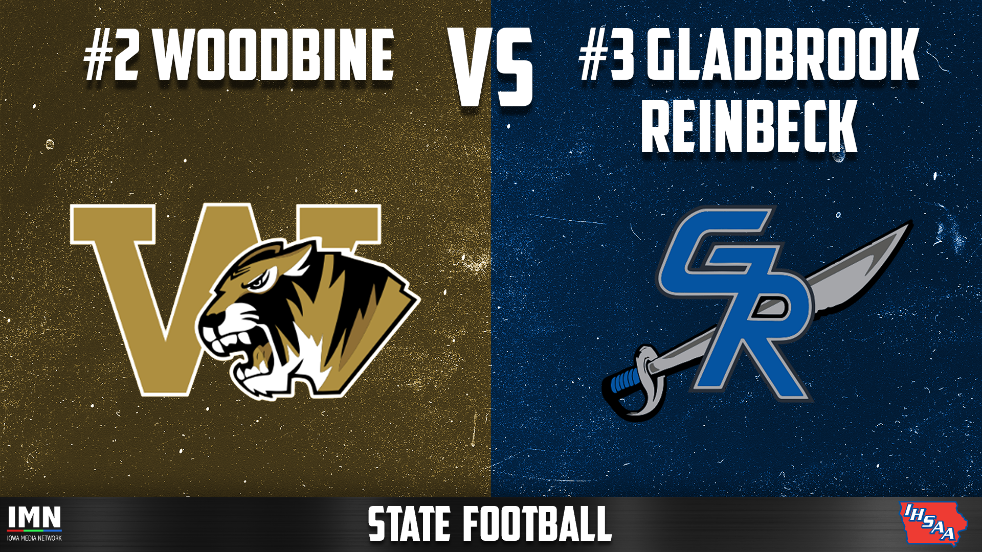 #2 Woodbine vs #3 Gladbrook Reinbeck 8P State Football - 11-12-25