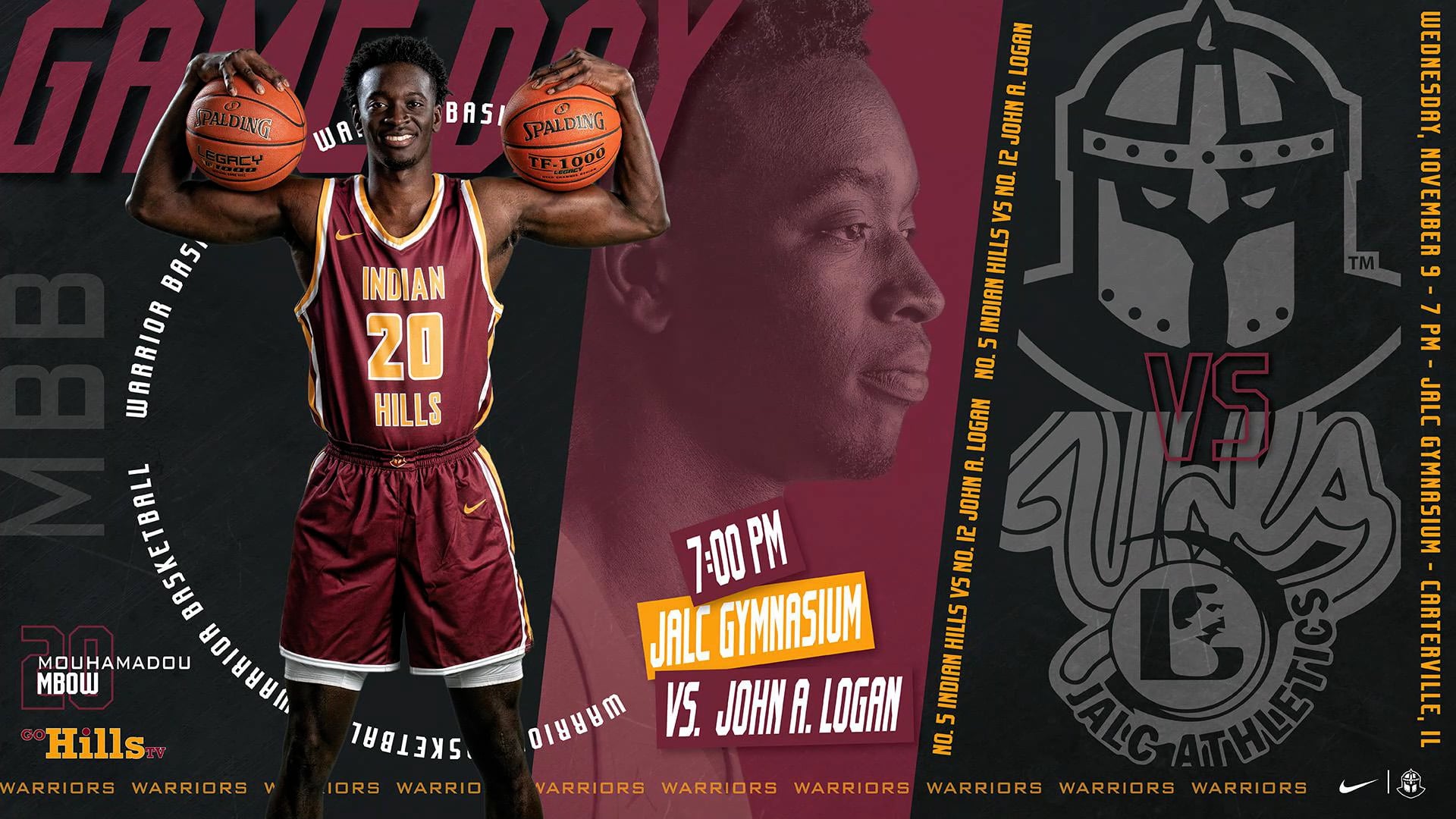 11-9-22 IHCC Men's Basketball @ John A. Logan