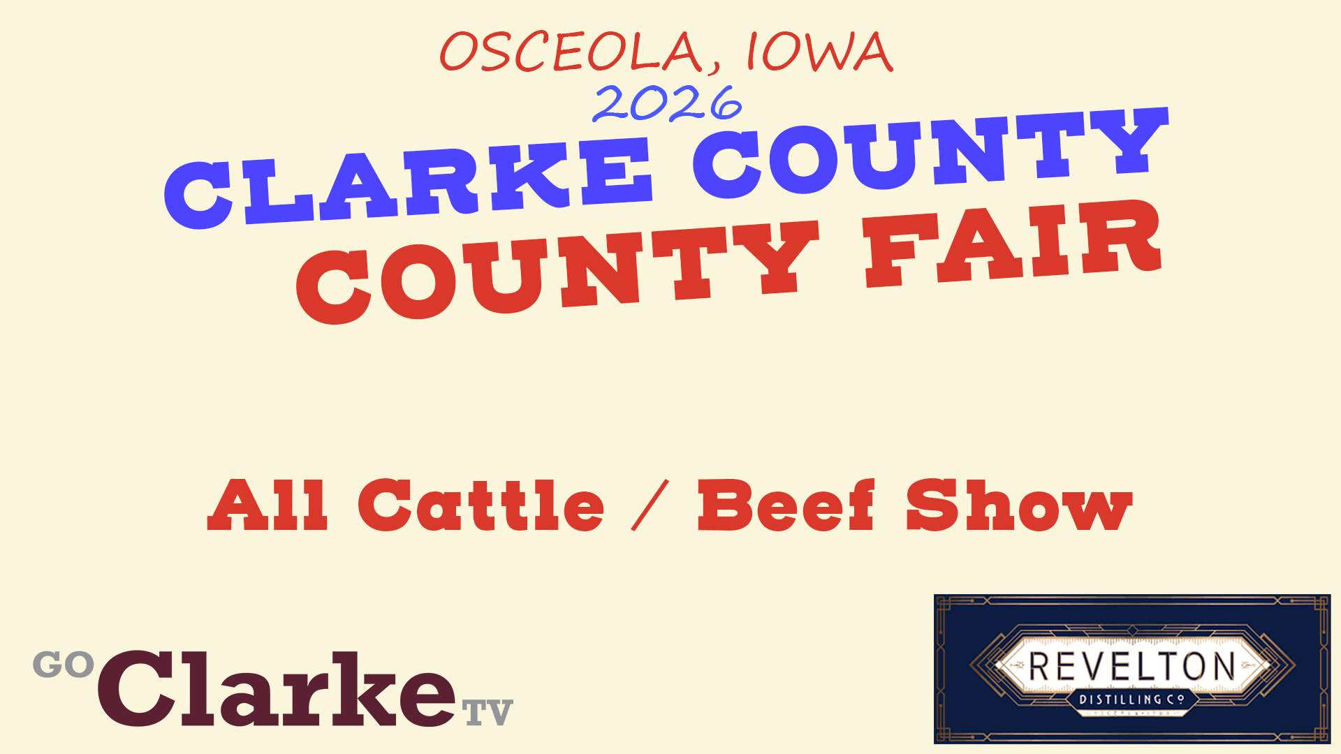 Clarke County Fair - All Cattle / Beef Show - 7-18-26
