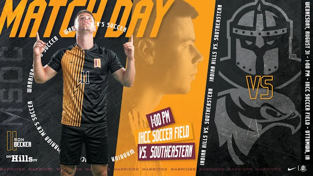 8-31-22 IHCC Men's Soccer vs Southeas...