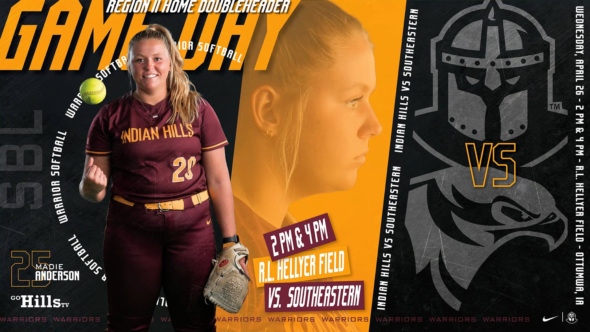 4-26-23 IHCC Softball vs Southeastern Game 1