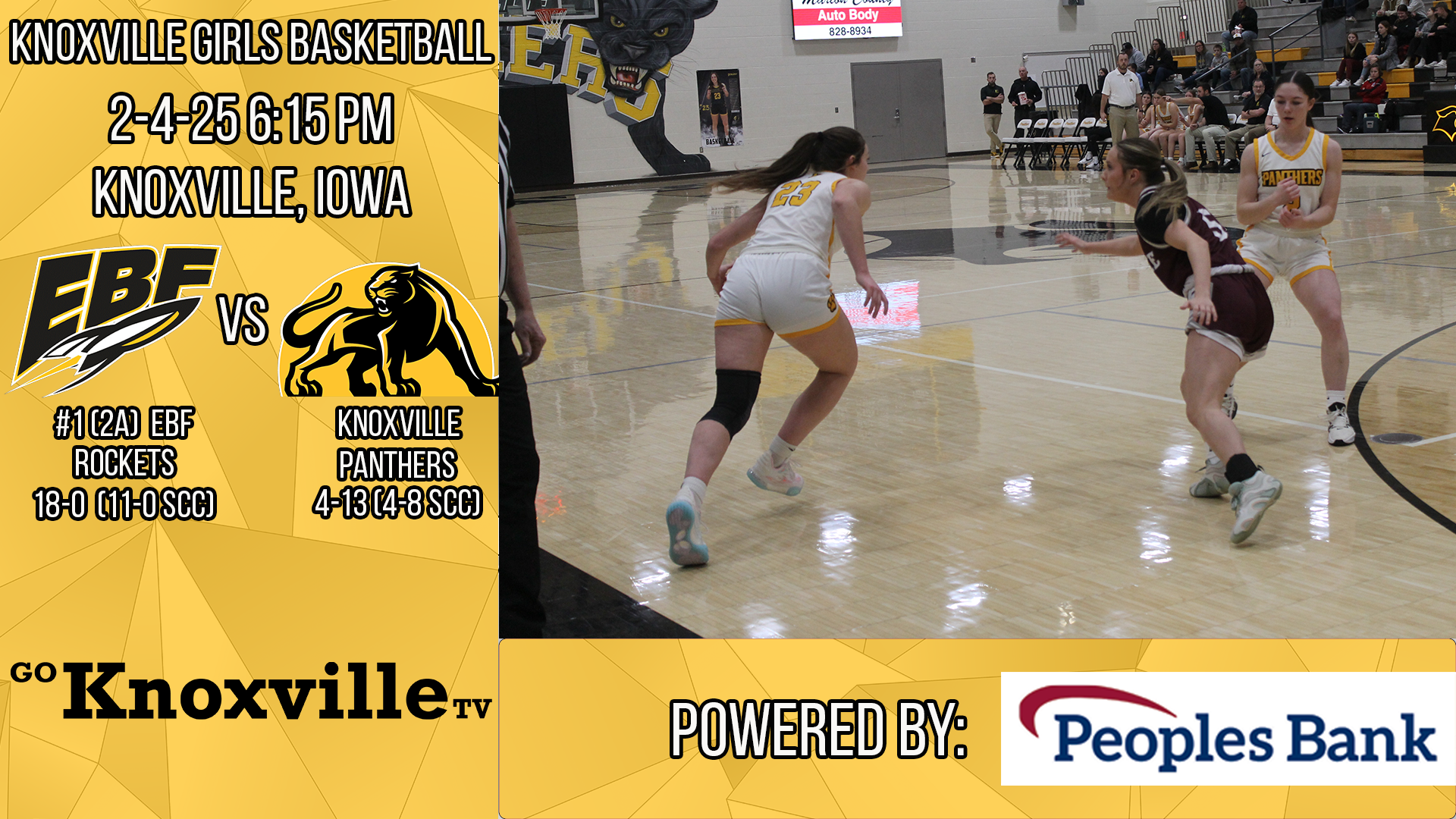 Knoxville Girls Basketball vs #1 EBF 2-24-25